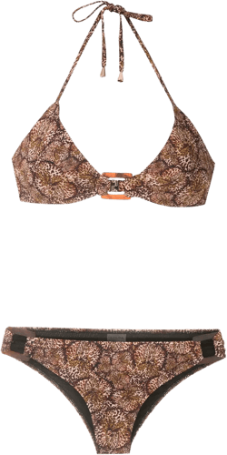 Pipa de Lycra Borakay printed bikini set
