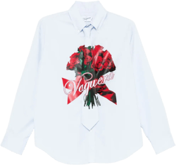 rose bouquet-print shirt