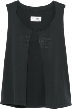 Numbers-motif vest