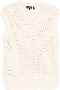 cable-knit vest