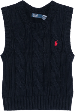 cable-knit vest