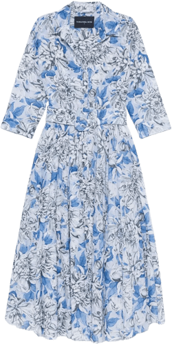 Abelia midi dress