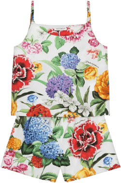 floral-print set