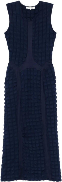 Tie midi dress