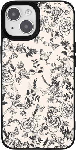 ROSE & BUTTERFLY PHONE CASE
