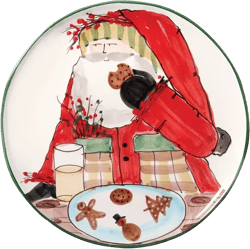 VIETRI Old St. Nick Cookie Platter