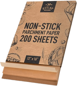 200 Pcs Parchment Paper Sheets - 12x16 Inches Unbleached Non-Stick Baking Paper For Oven