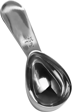 London Si[ 2 Tablespoon Capacity Stainless Steel Coffee Spoon