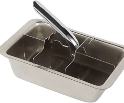 Endurance Stainless Steel 7x5x3" Ice Cube Tray
