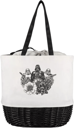 Star Wars Darth Vader Coronado Canvas and Willow Basket Tote