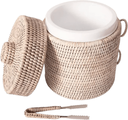 Ice Bucket with Tongs