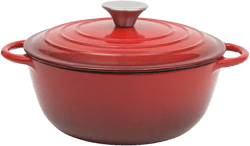 Addlestone 2.65 Quart Enamel Cast Iron Dutch Oven - Red
