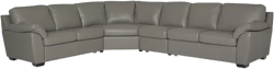 Lothan 4-Pc. Leather Sectional Sofa, Created for Macy's