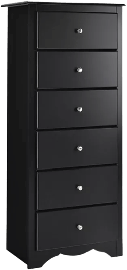 6 Drawers Chest Dresser Clothes Storage Bedroom Furniture Cabinet