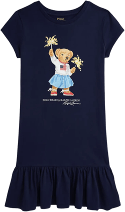 Polo Bear ruffled dress