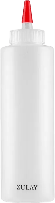 1-Pack Squeeze Bottles for Sauces & Condiments - 17oz Squirt Bottles with Small Pointed Nozzle and Cap - BPA-Free, Leak-Proof, Reusable Plastic Dispenser for Ketchup, Mayonnaise, Oil