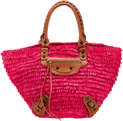2000-2018 Small Raffia Motocross Panier Basket tote bag