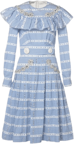 2015 striped midi dress