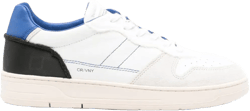 leather panel trainers