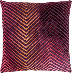 Kevin O'Brien Studio Chevron Velvet Decorative Pillow, 20" x 20"