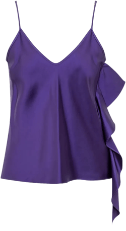 Scollo ruffle-detail top
