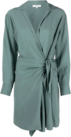 wraparound short dress