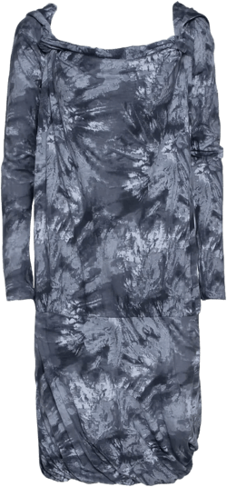 abstract-print dress