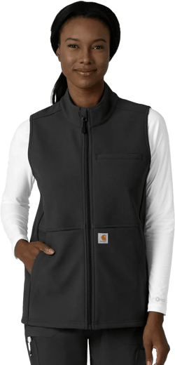 Carhartt Women's Bonded Fleece Vest Small Black