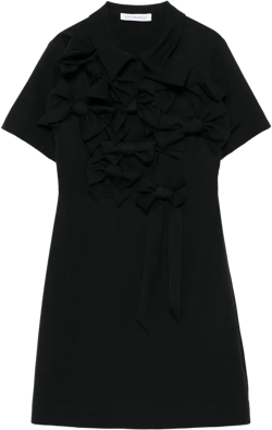 bow bouquet mini dress
