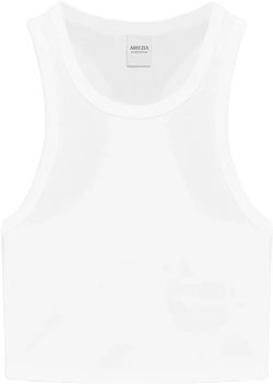 HOMESTRETCH™ RIB RACERBACK WAIST TANK