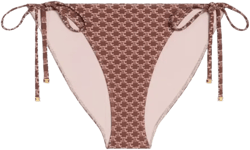 Triomphe Swimsuit Bottom In Monogram Matte Jersey In Brown
