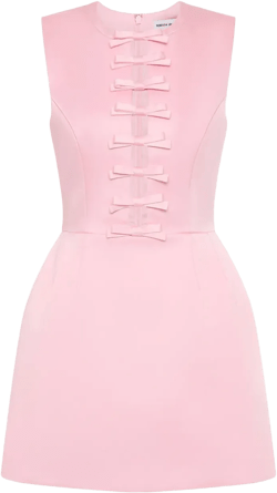 Aymee bow-detail mini dress