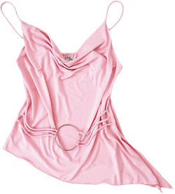 90s Baby Pink O Ring Tank (M/L)