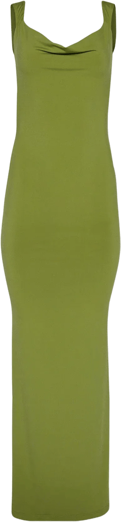 MORANA DRESS - GREEN : PASTEL GREEN