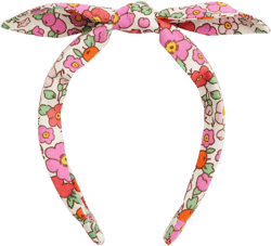 Bow Headband-Apple blossom
