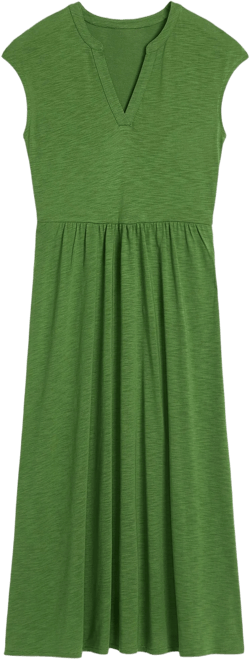 Chloe Jersey Midi Dress-Promenade Green