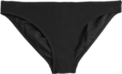 Classic Bikini Bottoms-Textured Black