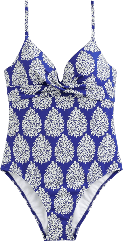 Capri Cup-size Swimsuit-Surf The Web, Floret Paisley