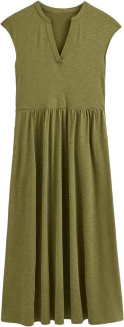 Chloe Notch Jersey Midi Dress-Mayfly