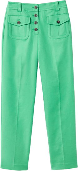 Carrie High Waisted Trousers-Green Lagoon