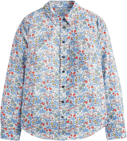 Classic Cotton Shirt-Surf, Wildflower