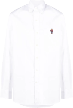 Polo Bear-motif cotton shirt
