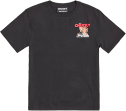 Chucky Lets Be Friends Back Print Short Sleeve Tee - Black