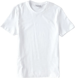 Short Sleeves Smooth Cotton Solid Crewneck Tee