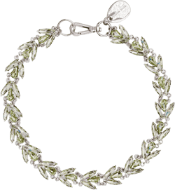 Simone Rocha - Women's Crystal Floret Necklace - (Mint)