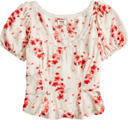Rouje X J.Crew Poet top in vintage floral
