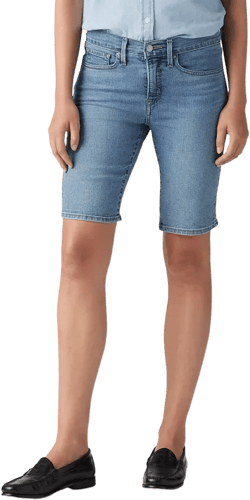 Women's Mid-Rise Shaping Bermuda Shorts, 24-24W