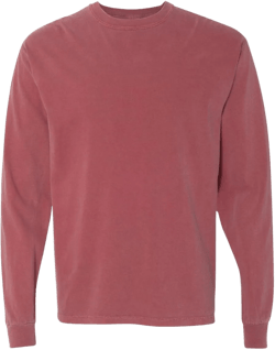 Comfort Colors Adult Long Sleeve Tee, Style 6014 (XXX-Large, Brick)