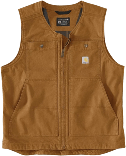 Carhartt Men's 106783 Montana Relaxed Fit Duck Vest Small Carhartt Brown