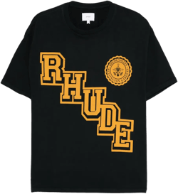 diagonal-logo graphic T-shirt